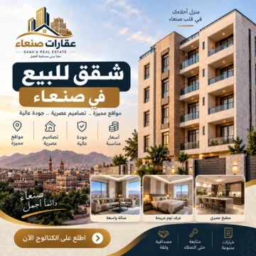 شقق للبيع في صنعاء